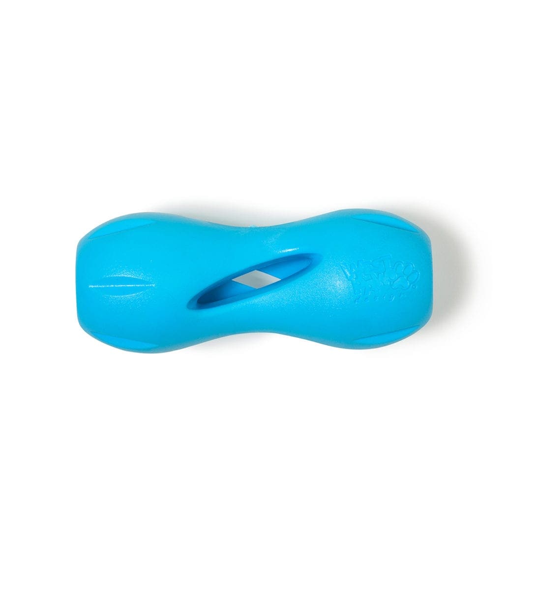 West Paw Dog Toys: Qwizl® Dog Toy (Aqua Blue, Large) with Zogoflex