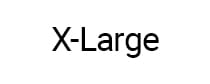 X-Large 5"x3"