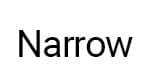 Narrow 3/4"x 6'