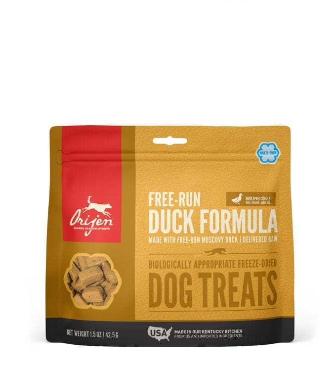 ORIJEN Freeze-Dried Free-Run Duck Formula Dog Treats | Mooshiepets