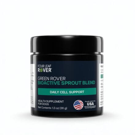 Four Leaf Rover GREEN ROVER - Bioactive Sprout Blend - Daily Cell Support for Dogs