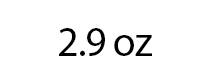 2.9 oz